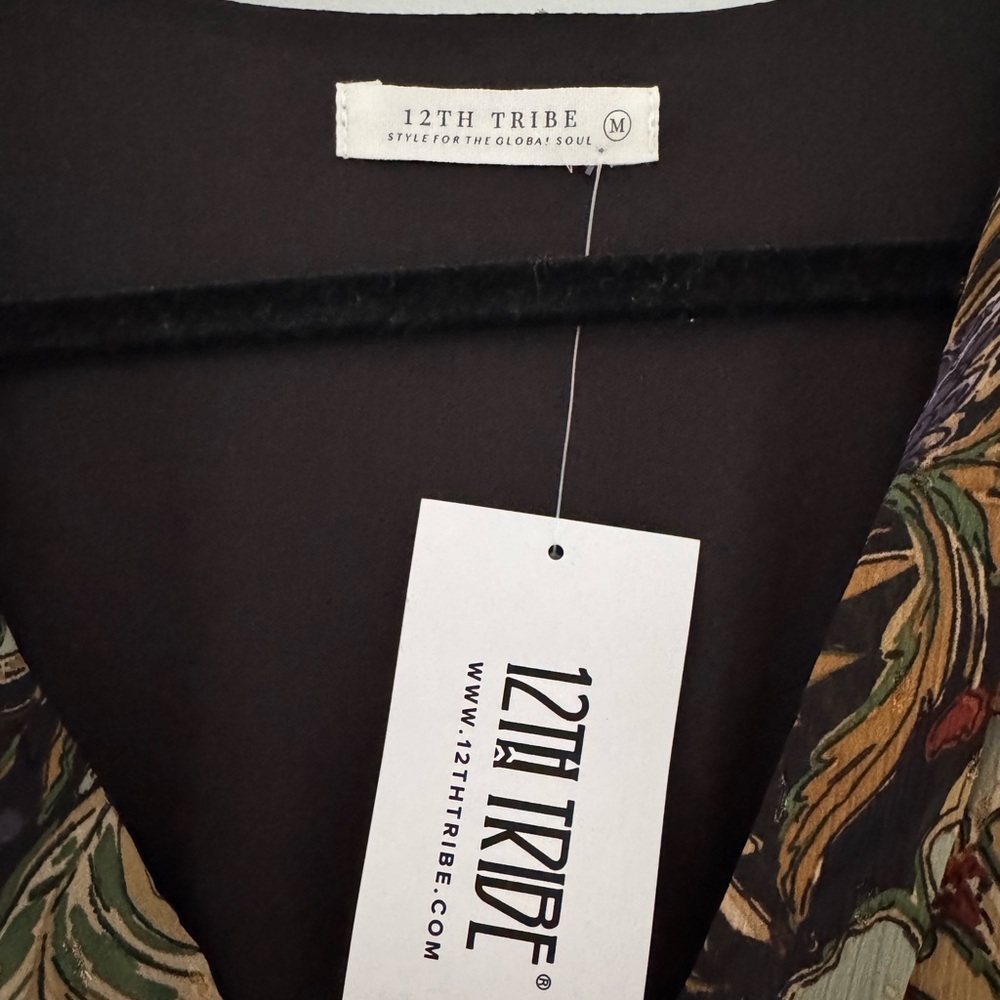 NWT: 12th Tribe Sundance Floral Paisley Maxi Dress - M - Picture 5 of 5